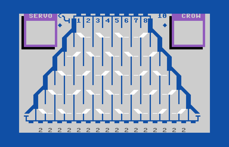 Switchbox Commodore 128 Screenshot: Game start.