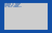 Switchbox for Commodore 128 - First, let's setup the players for a new game.