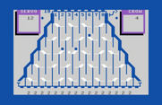 Switchbox for Commodore 128 - Balls falling towards the bottom...