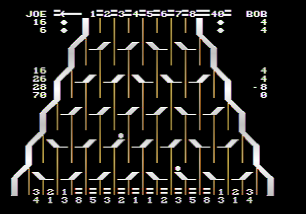 Switchbox Apple II Screenshot: Reaching the 34 point slots can be tricky...