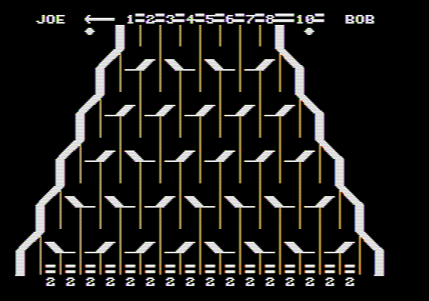 Switchbox Apple II Screenshot: Game start.