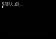 Switchbox for Apple II - First, let's setup the players for a new game.