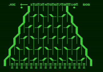 Switchbox for Apple II - Game start.