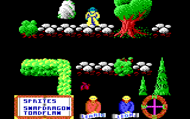Feud IBM PC/Compatibles Screenshot: Trapped in another dead end!