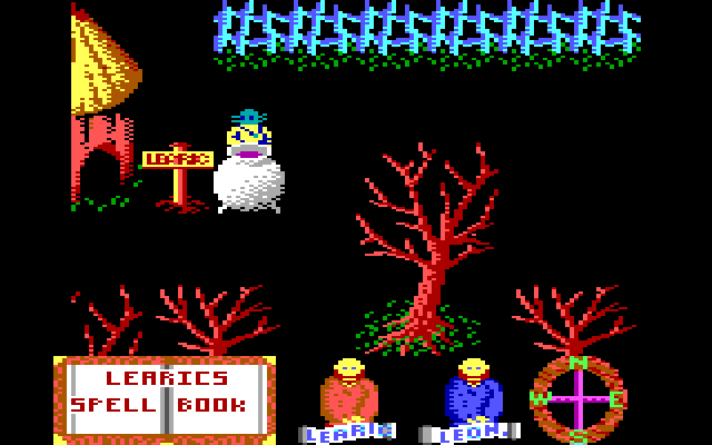 Feud IBM PC/Compatibles Screenshot: Game start.