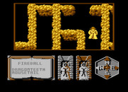 Feud for Atari 8-bit - Here's a hedge maze...