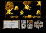 Feud for Atari 8-bit - Some areas are maze-like.