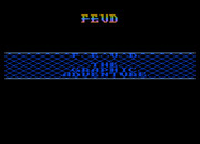 Feud for Atari 8-bit - Title screen.