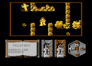 Feud for Atari 8-bit - Looks like the entrance to a maze...