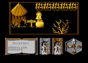 Feud for Atari 8-bit - Game start.