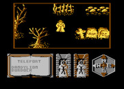 Feud for Atari 8-bit - Exploring the area...