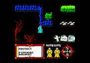 Feud for Amstrad CPC - Heading out and exploring...