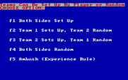 Galactic Gladiators for IBM PC/Compatibles - How do you want to setup the teams?