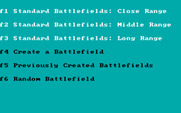 Galactic Gladiators for IBM PC/Compatibles - There are several types of battlefields available.