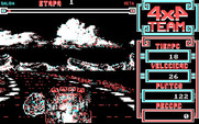 4x4 Team for IBM PC/Compatibles - Crashed into another obstacle...