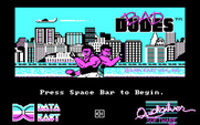 Bad Dudes vs. Dragon Ninja for IBM PC/Compatibles - Title screen.