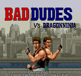 Bad Dudes vs. Dragon Ninja for Arcade - Title screen.