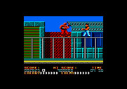 Bad Dudes vs. Dragon Ninja for Amstrad CPC - The first end of level boss...