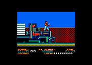 Bad Dudes vs. Dragon Ninja for Amstrad CPC - Level 2 boss.