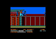 Bad Dudes vs. Dragon Ninja for Amstrad CPC - Game start.