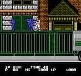 Bad Dudes vs. Dragon Ninja for NES / Famicom - You're often outnumbered...