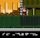 Bad Dudes vs. Dragon Ninja for NES / Famicom - The first end of level boss.