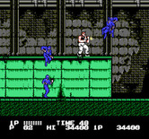 Bad Dudes vs. Dragon Ninja for NES / Famicom - Battle continues in the sewers.