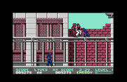 Bad Dudes vs. Dragon Ninja for Commodore 64 - Oof, I'm getting beat up!