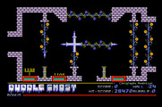 Bubble Ghost for Apple IIgs - Game demo mode.