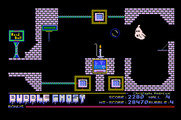Bubble Ghost for Apple IIgs - The obstacles become increasingly complex.