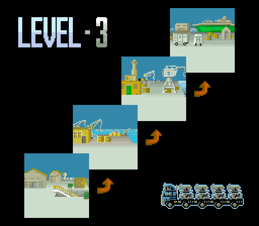 Cabal Arcade Screenshot: Time for level 3!