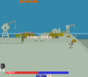 Cabal for Arcade - Game over.
