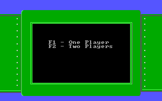 Cabal IBM PC/Compatibles Screenshot: How many players?