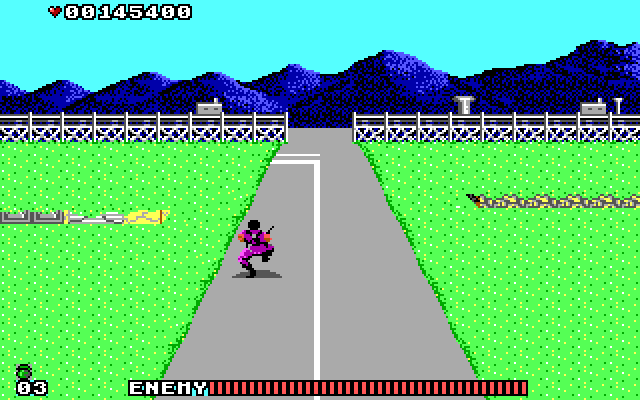 Cabal IBM PC/Compatibles Screenshot: This area is clear! I even demolished the buildings...