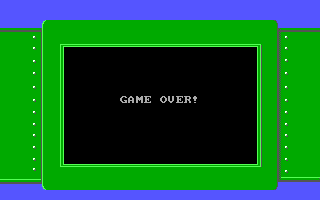 Cabal IBM PC/Compatibles Screenshot: Game over.