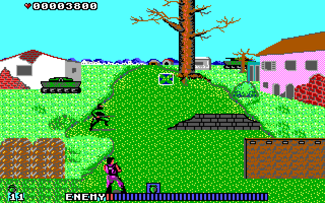 Cabal IBM PC/Compatibles Screenshot: Game start.