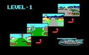 Cabal for IBM PC/Compatibles - Here's the map for level 1.
