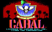 Cabal for IBM PC/Compatibles - Title screen.