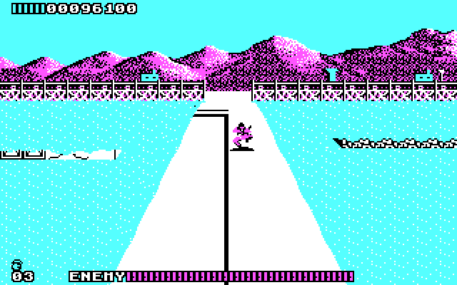 Cabal IBM PC/Compatibles Screenshot: This area is clear, and I even demolished the buildings...