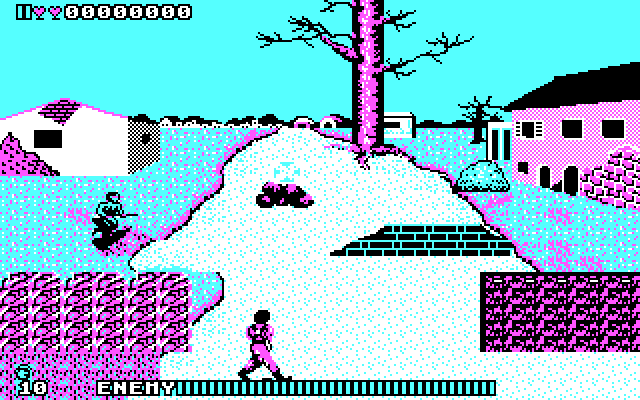 Cabal IBM PC/Compatibles Screenshot: Game start.