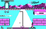 Cabal for IBM PC/Compatibles - Attempting to shoot down a helicopter.