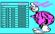 California Raisins, The for IBM PC/Compatibles - The high score table.