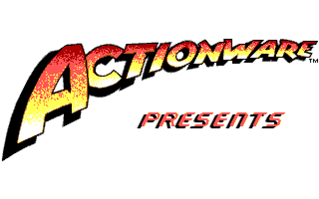 Capone IBM PC/Compatibles Screenshot: Actionware logo.