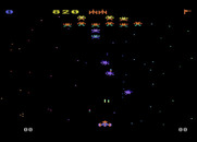 Galaxian for Atari 5200 - Galaxians attacking!