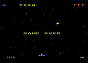 Galaxian for Atari 5200 - Game over.