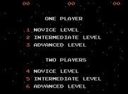 Galaxian for ColecoVision - Select a game option.
