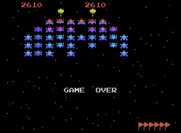 Galaxian for ColecoVision - Game over.