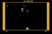 Galaxian for Atari 2600 - Only a few Galaxians left on this round...