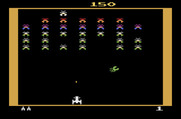 Galaxian for Atari 2600 - Game start.