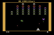 Galaxian for Atari 2600 - Game demo mode.